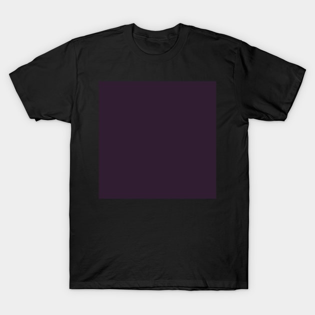 Deep solid purple T-Shirt by CreaKat